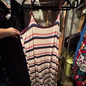 Torrid Super Soft Rib Knit dress - Purple and Gray